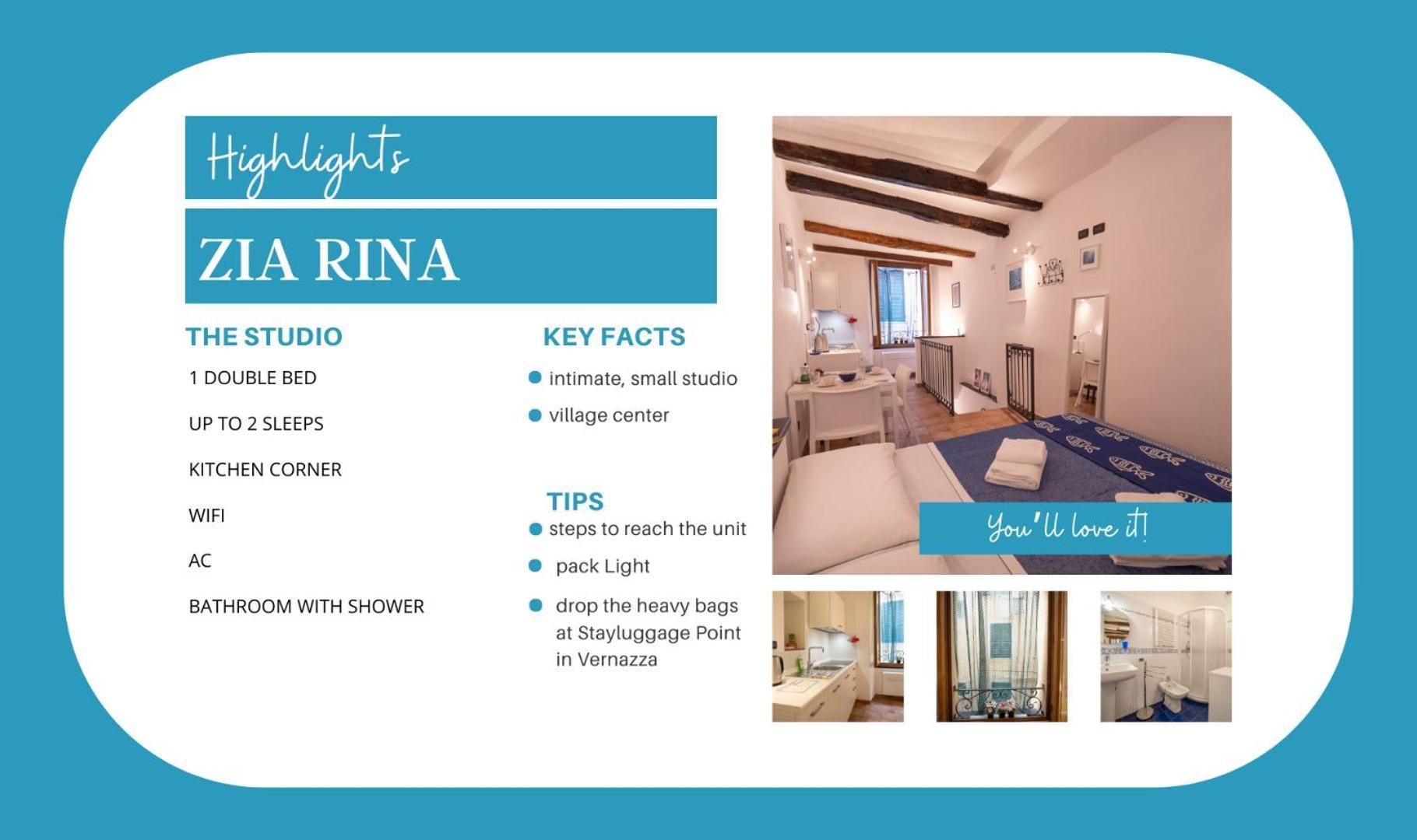 Zia Rina Studio Vernazza Exteriör bild